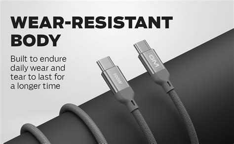 GM G+ Flash PD 100W Magnetic Cable Type-C to Type-C