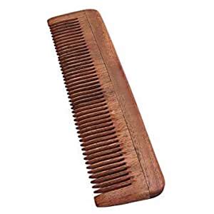 Buy BOXO Wooden Anti Dandruff Neem Wood Comb for Scalp and Hair Health ...