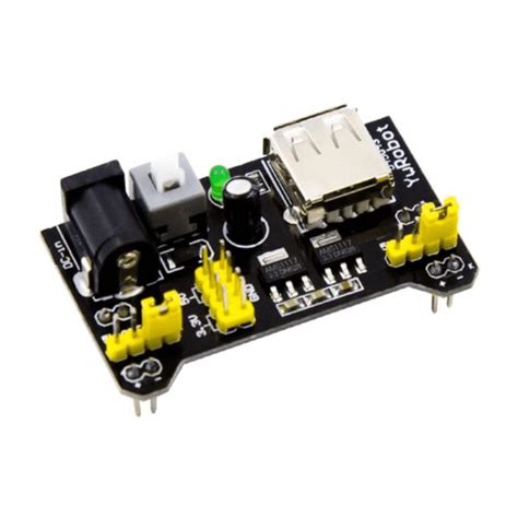 Buy MB102 Bread Board Power Supply Module (3.3V-5V) Online – Robocraze