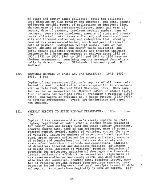 Inventory of County Records: Guadalupe County Courthouse - Page 54 ...