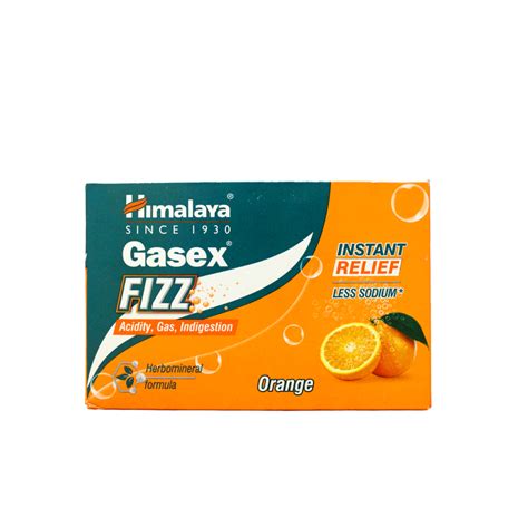 Buy Gasex Fizz Orange Flavour 5gm Sachet Online - Ayush Care