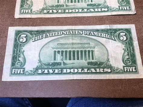 1928 Five Dollar $5 Bill Red Seal Note, 1 note | #4636974792