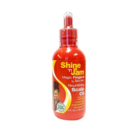 Ampro Shine n' Jam Magic Fingers Nourishing Scalp Oil 4 OZ | BRAID BEAUTY