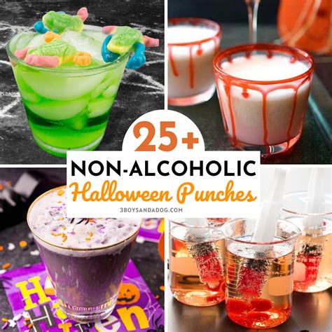 25+ Spooky Halloween Non-Alcoholic Punch Recipes - 3 Boys and a Dog