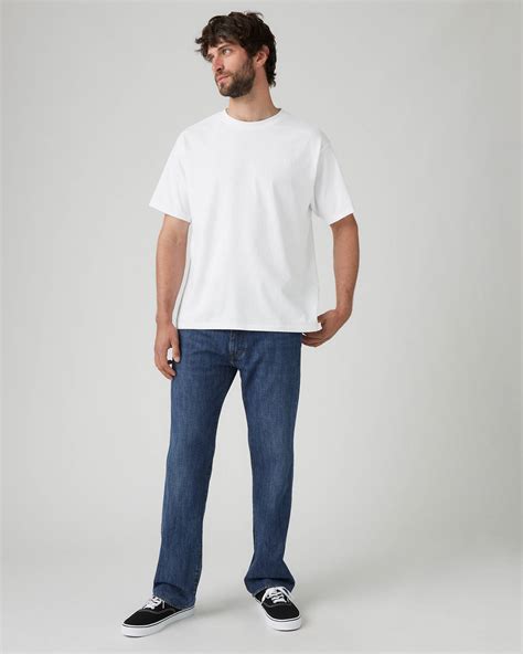 555™ Relaxed Straight Linen+ Denim Men's Jeans - Medium Wash | Levi's® CA