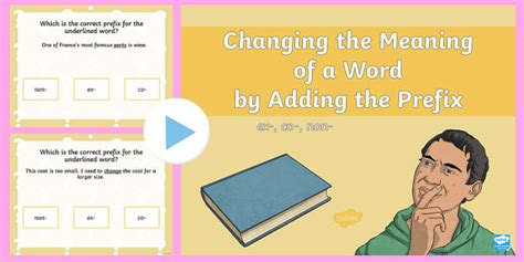 Changing the Meaning of a Word By Adding the Prefix Non Co or Ex PowerPoint