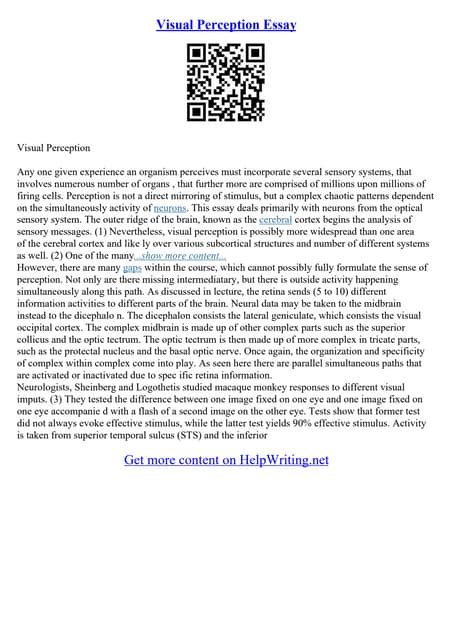 Visual Essay Example 的图像结果