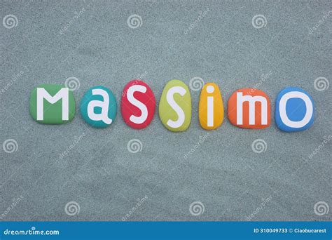 Celebration of Massimo, Masculine Italian Given Name Composed with ...