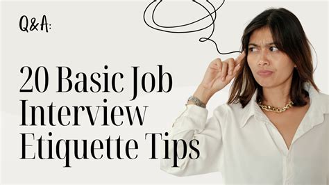 Interview Etiquette 的图像结果
