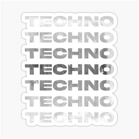 Techno 4K Sticker 的图像结果