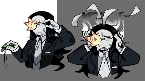 coral glasses (ena and 1 more) drawn by bajinns | Danbooru