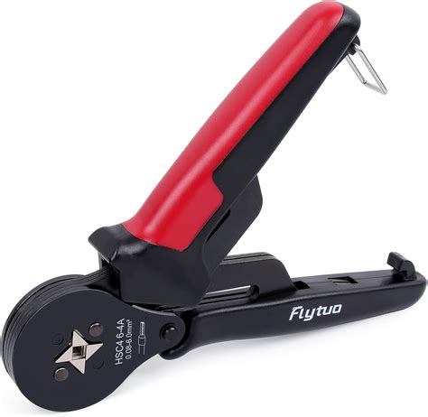 Buy Flytuo Wire Ferrule Crimping Tool for AWG28-10, Mini HSC8 6-4A Self ...