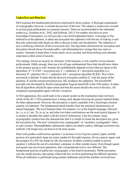 Image result for Plain Text vs Ciphertext Example