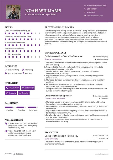 10+ Crisis Intervention Specialist Resume Samples & Templates for 2025