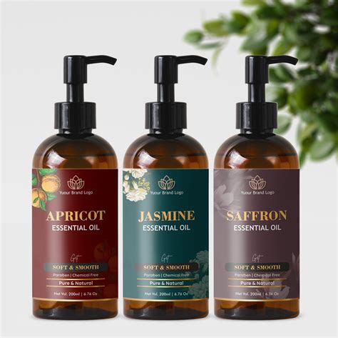 Product Label Template Editable Cosmetic Label Template Skin Care Labe ...