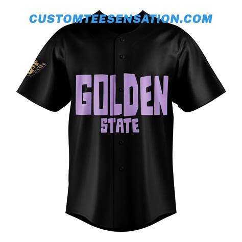 Golden State Valkyries Secondary Logo Baseball Jersey - Customteesensation