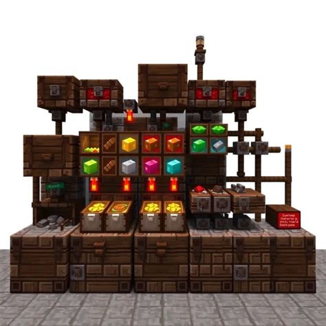 Image result for Minecraft Simple Sorting System