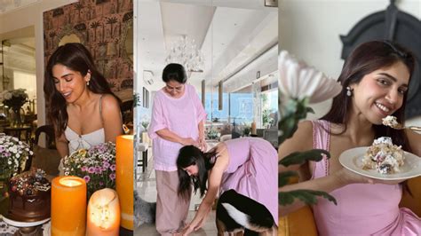 Inside Bhumi Pednekar's 36th Birthday Bash: Actress Touches Her Mother ...