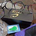 CREEK Unisex Blue Light Blocking Blue Cut Anti Glare Round Glasses ...