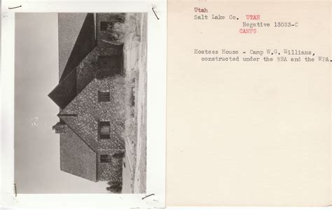 Camp W.G. Williams Hostess House - Riverton UT - Living New Deal