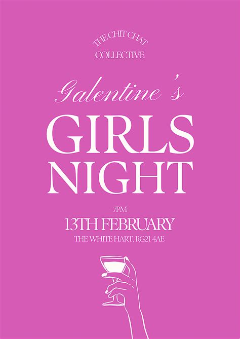 The Chit Chat Collective - Galentines Girls Night, The White Hart ...