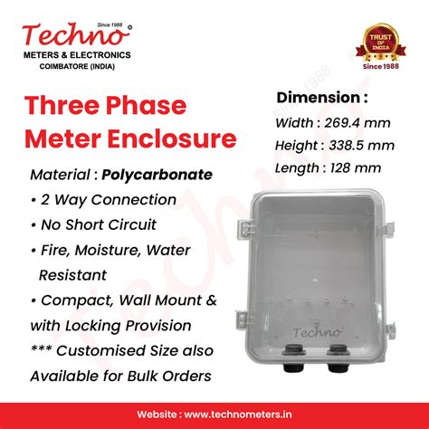 Polycarbonate 3 Phase Electricity Meter Box Manufacturer at Best Price ...