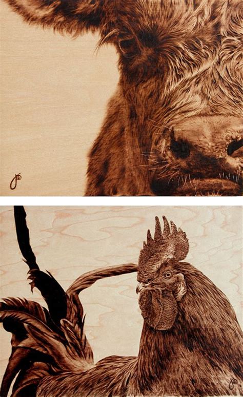 Image result for Pyrography Animals
