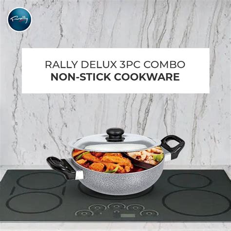 Effortless Cooking with Rally Delux Non-Stick Induction Base Combo