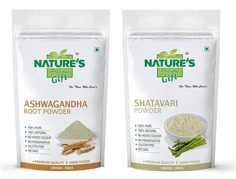 Buy NATURE'S GIFT - FOR THOSE WHO CARE'S Ashwagandha and Shatavari ...