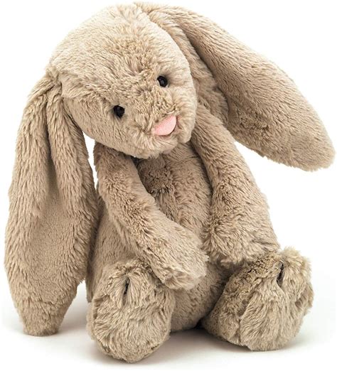 Jellycat Bashful Beige Bunny Stuffed Animal, Medium, 12 inches, Animals ...