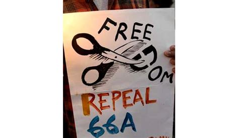 Sec 66A- An exaggeration of your rights end where my nose begins