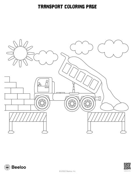 Transportation Coloring Pages 的图像结果