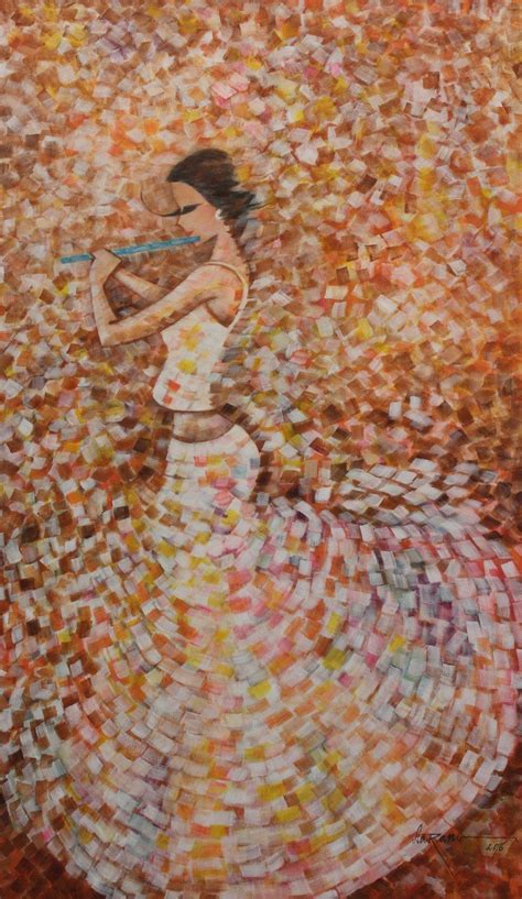 "Dream 2016 36X60 Acrylic On Canvas": Orange Red Acrylic Painting by ...