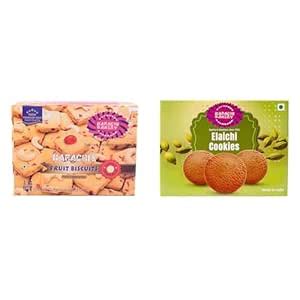 Karachi Fruit Biscuit - Premium, 400 g Karachi Bakery Elaichi Cookies ...
