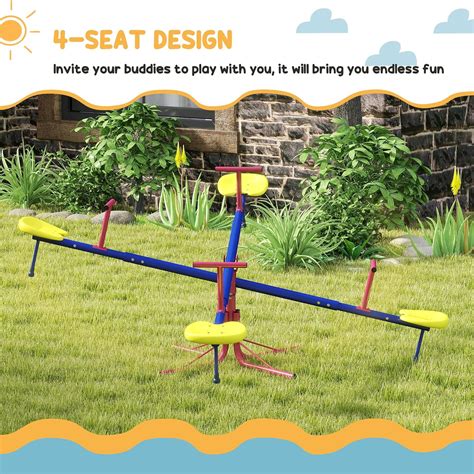 Outsunny Kids Seesaw Swivel Teeter Totter with 360° India | Ubuy