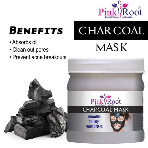 Buy PINK ROOT CHARCOAL MASK SMOOTHS PURIFY MOISTURISES 500GM Online ...