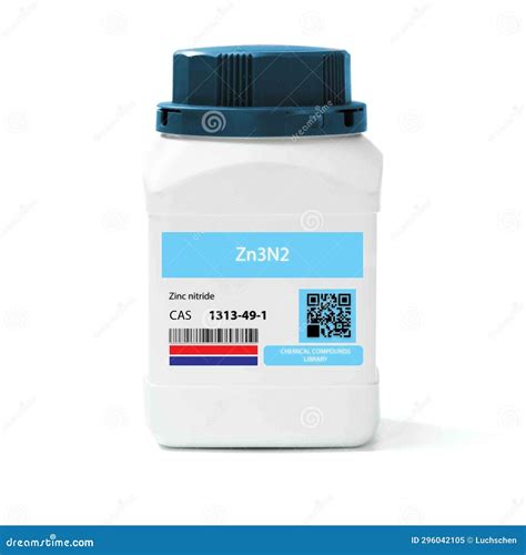Zn3N2 - Zinc Nitride stock image. Image of substance - 296042105