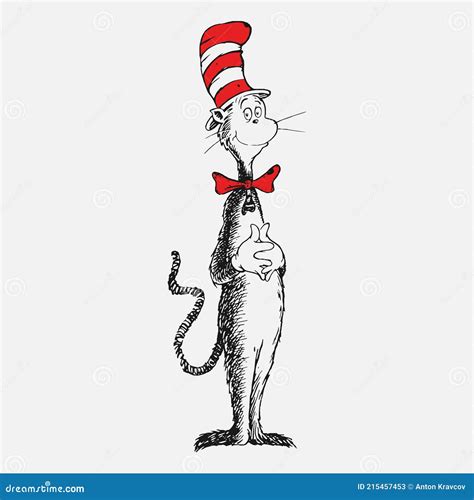 Dr Seuss Cat in the Hat. Hat, Mustaches Editorial Stock Photo ...