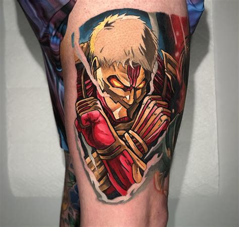 Done by Bronson Coddington at Okami tattoo! (Newfoundland, NJ) : r/attackontitan