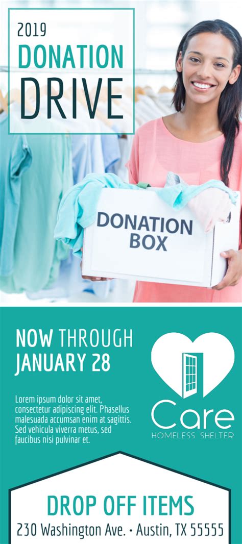 Donation Flyer Examples 的图像结果