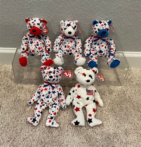 Ty Beanie Babies - 4th of July & Independence Day Patriotic Bears ...