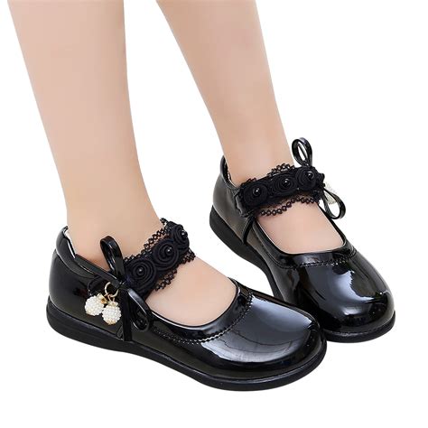 BLTIBY Infant Baby Girls Leather Shoes Autumn Genuine Pearl Pendant ...