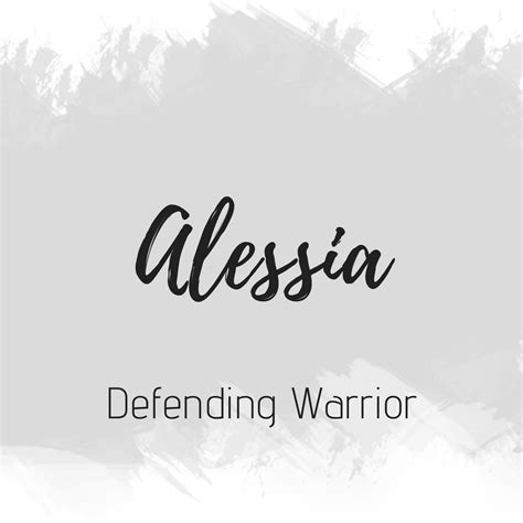 Alessia Name Meaning
