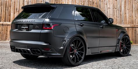 625-HP Satin Black Range Rover Sport SVR Rides Murdered-Out Mansory Look on 24s - autoevolution