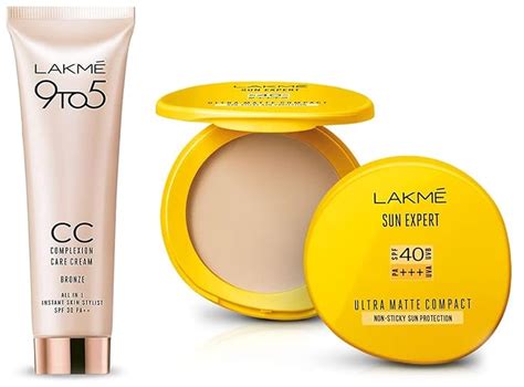 Buy LAKMÉ Sun Expert Ultra Matte Spf 40 Pa+++ Compact, 7G And Lakmé 9 ...