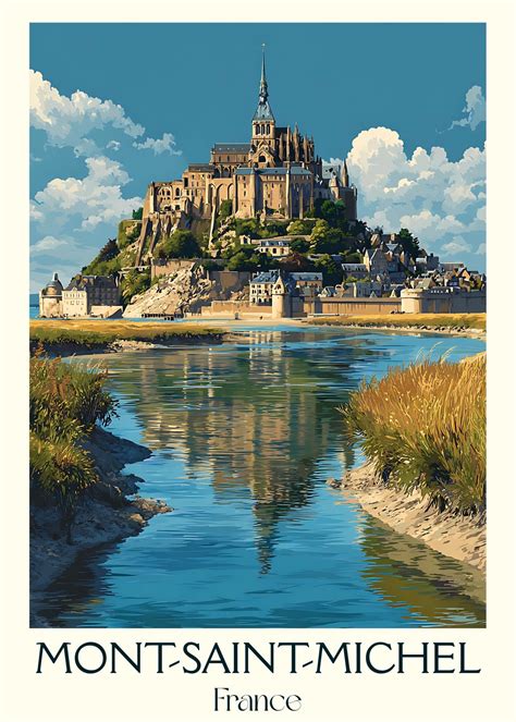 Best 12 Mont Blanc, France travel poster – Artofit