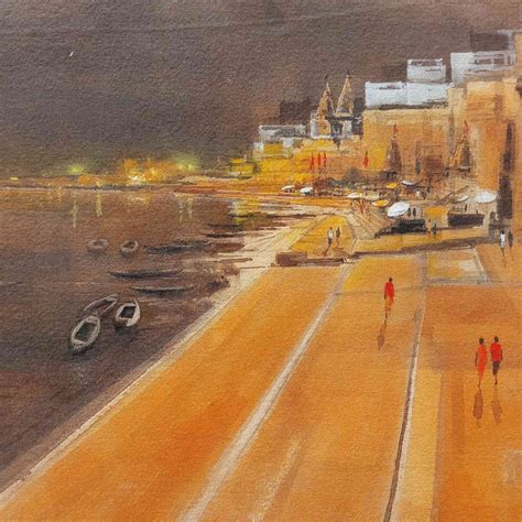 Night in Varanasi Ghat ( Vol 2 ) – Crafttatva.com