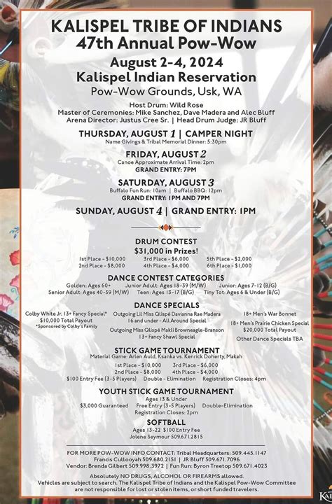 Kalispel Tribe of Indians 47th Annual Pow Wow 2024 – Pow Wow Calendar