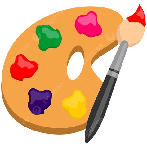 Paint Brushes Clipart PNG Images, Paint With A Brush And Colorful ...