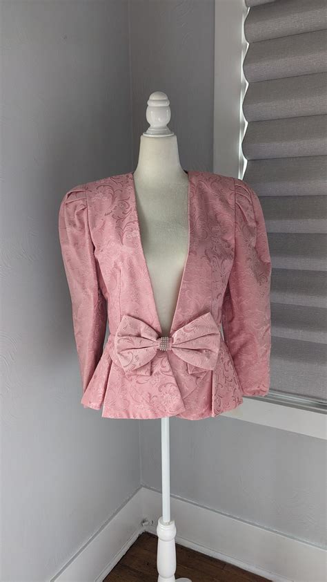 Vintage Formal Pink Women's Jacket - Etsy